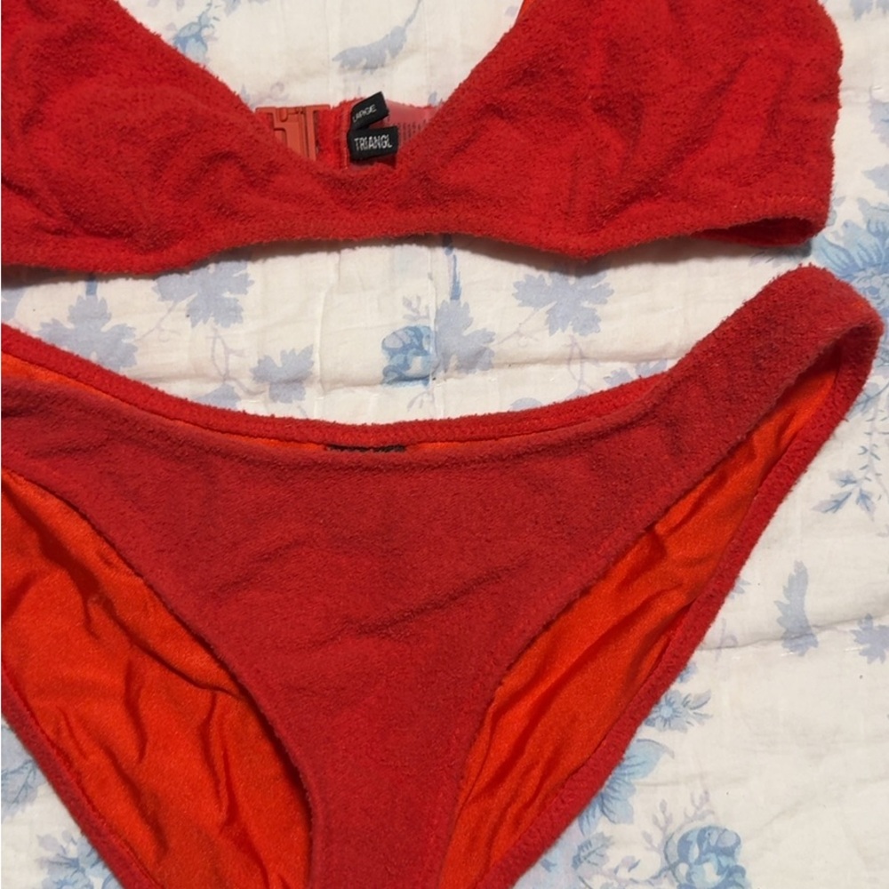 triangl swimwear Red Bikini Set